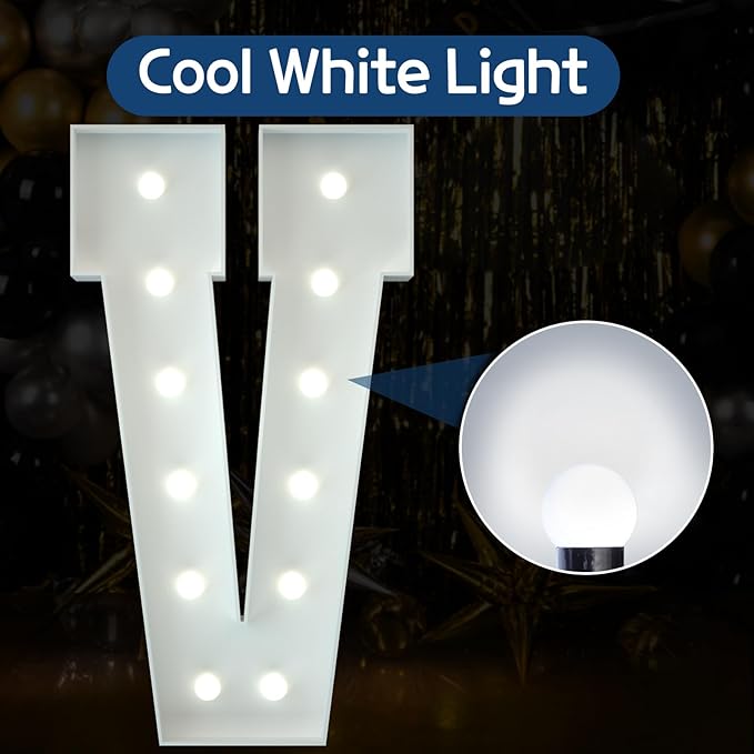 Marquee Letters 4 Feet Tall Large Light Up Letters Baby Shower Decorations - Image 2