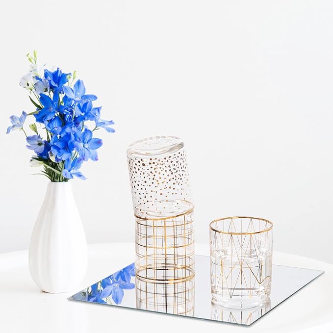 JAMBALAY 8" Square Mirror Centerpieces - Image 6
