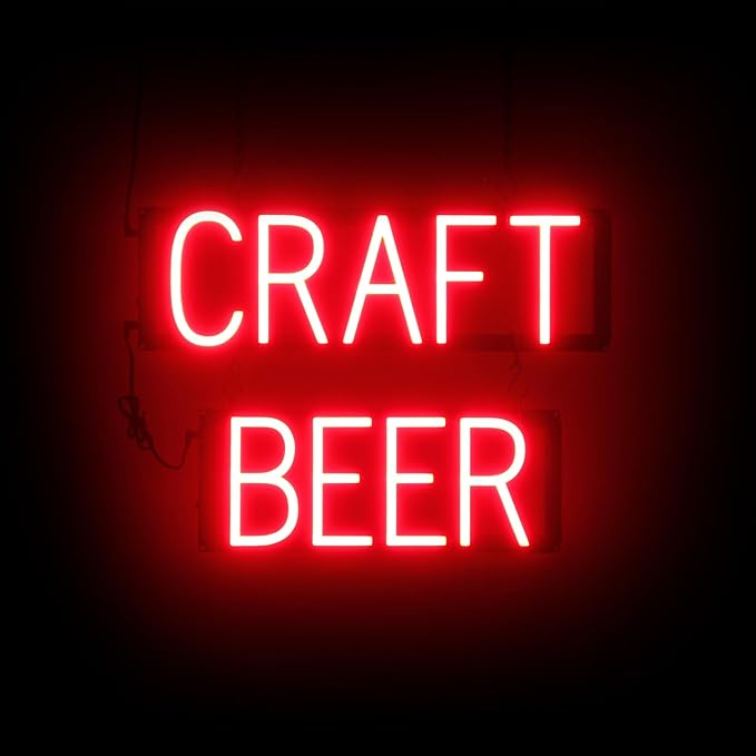 SpellBrite CRAFT BEER Sign | Beer-Related Sign by SpellBrite