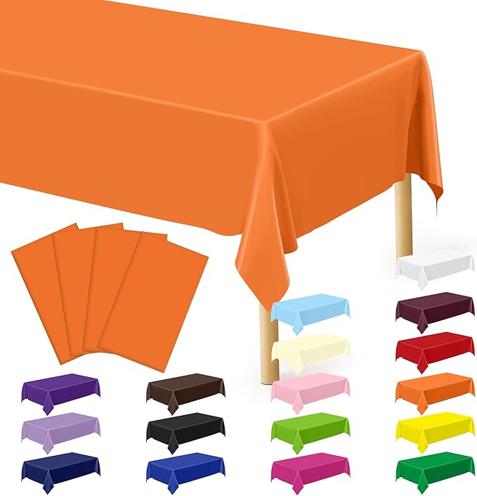 QZYL 4 PCS Table Cloth, Waterproof Table Covers of Baptism Decorations Picnic by QZYL