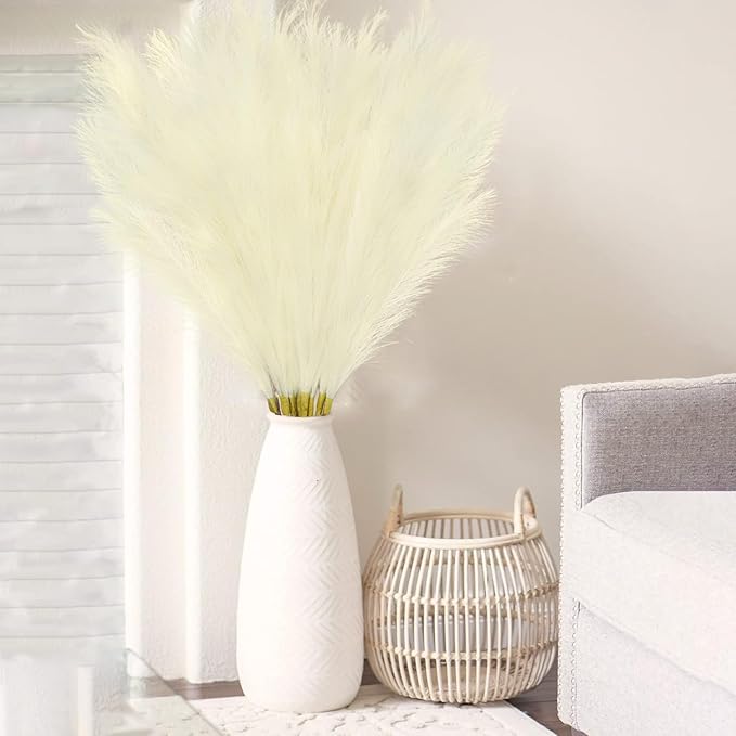 35" Faux Pampas Grass Decor - Image 8