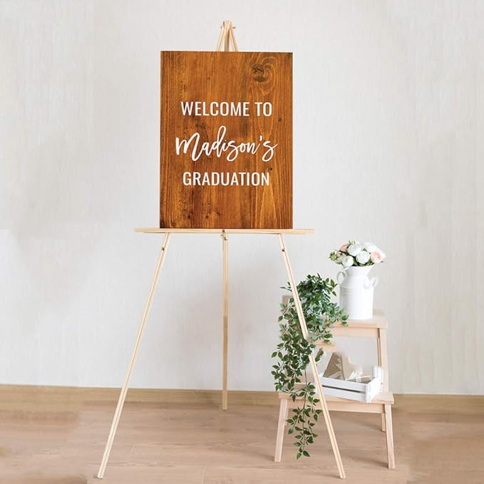 Andaz Press Personalized Extra Large Wedding Easel Board Party Sign, 12x18-inch - Image 5