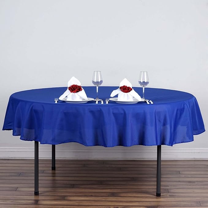 Efavormart Round Tablecloth, 90 Inch Stain & Wrinkle Resistant Washable Table by efavormart