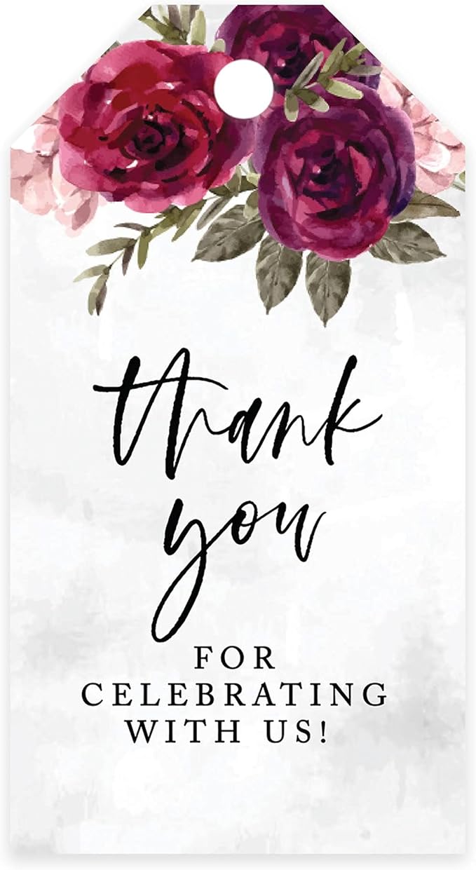 Andaz Press 100-Pack Thank You for Celebrating by AndazPress