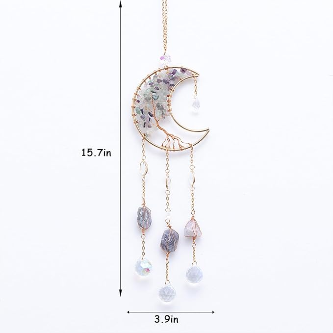 TUOKING Crystal Moon Suncatchers - Image 4