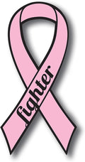 Magnet Me Up: Support Breast Cancer Fighter Pink Ribbon Magnet Decal by MagnetMeUp