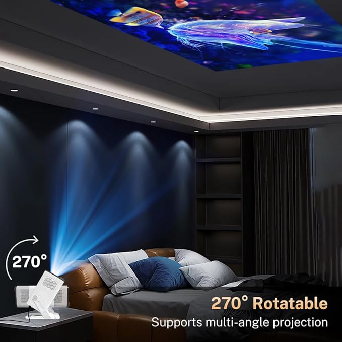4K Supported Android 11 Mini Projector - Image 10