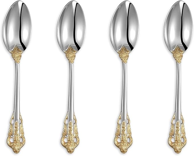KEAWELL Luxury 6.3" Teaspoons, 18/10 Stainless Steel, Gorgeous Small Spoons by KEAWELL