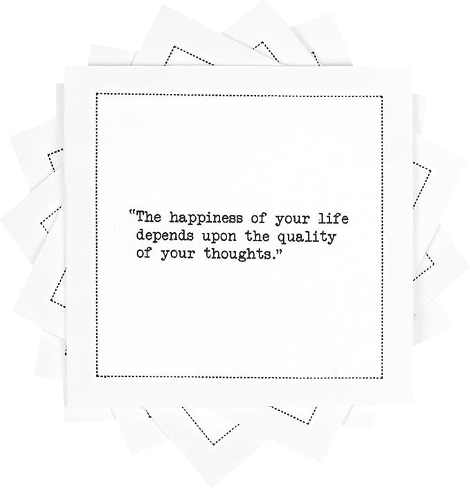 Marcus Aurelius Quotes Napkins by FiveStarNapkins