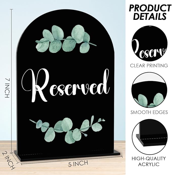 Black The Drinks are on Us Sign, Wedding Engagement Bridal Shower Party Decor - Image 2