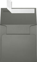 LUXPaper Square Invitation Envelopes | Peel & Press | 4" x 4" | Smoke Gray | by LUXPaper