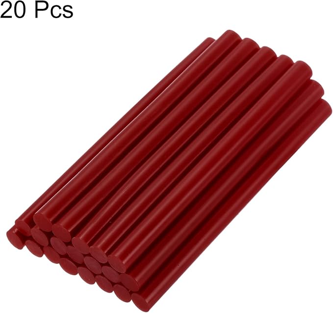 uxcell 20pcs Hot Glue Sticks for Glue Gun 7mm/0.27-inch x 4-inch Mini Hot Melt - Image 3