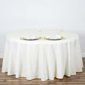 Efavormart Round Tablecloth, 120 Inch Stain & Wrinkle Resistant Washable Table by efavormart