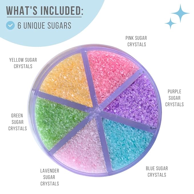 Sweets Indeed Sprinkles 6 Cell Edible Sprinkle Mix Jimmies Perfect - Image 2