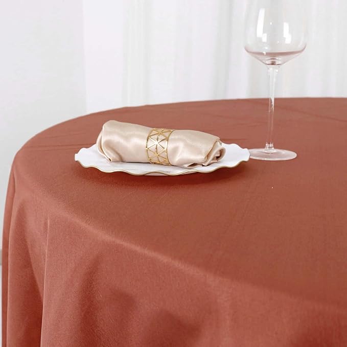 Efavormart Round Tablecloth, 90 Inch Stain & Wrinkle Resistant Washable Table - Image 6
