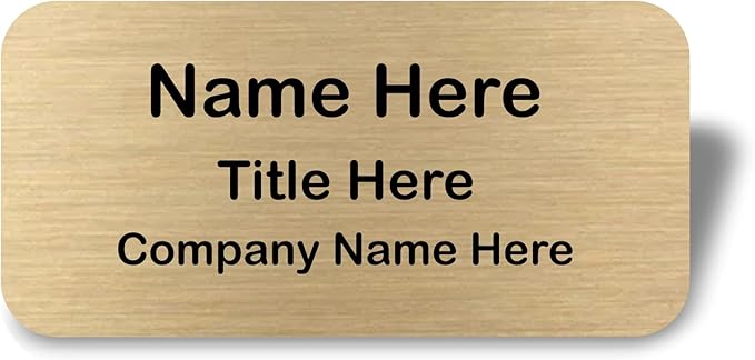 Custom Name Tag by Awards4U
