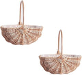 DULRLLY 2 Pcs Handwoven Flower Basket by DULRLLY