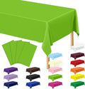 QZYL 4 PCS Plastic Tablecloth, 54 x 108 Inches Waterproof Disposable Table Cloth by QZYL