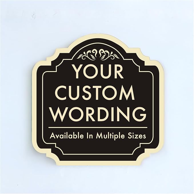 Custom Outdoor Decorative Signs, Personalized Aluminum, Waterproof USA Signs by SpeedyOrders