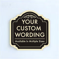 Custom Outdoor Decorative Signs, Personalized Aluminum, Waterproof USA Signs by SpeedyOrders