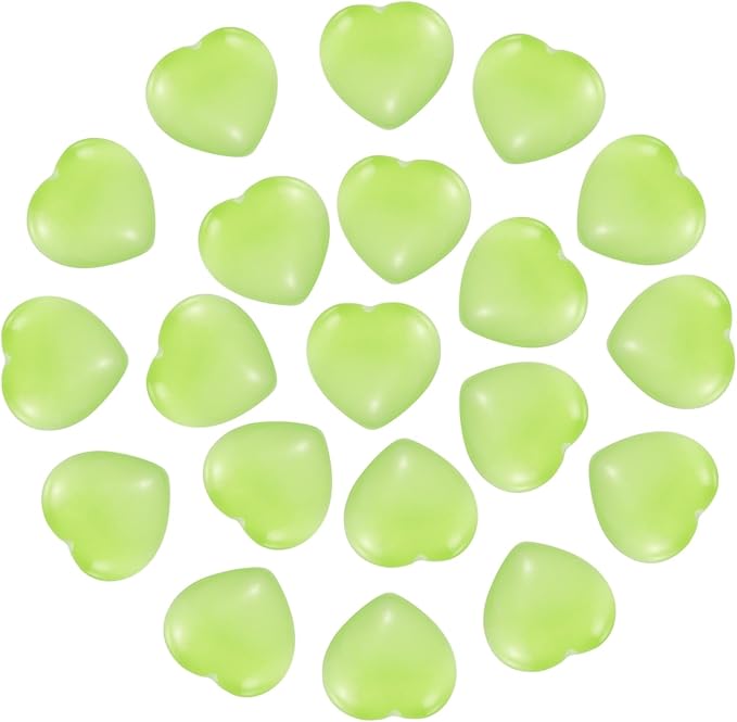 PATIKIL 20 Pcs Natural Heart Shaped Crystal Stone, 0.6 Inch Mini Polished Love by PATIKIL