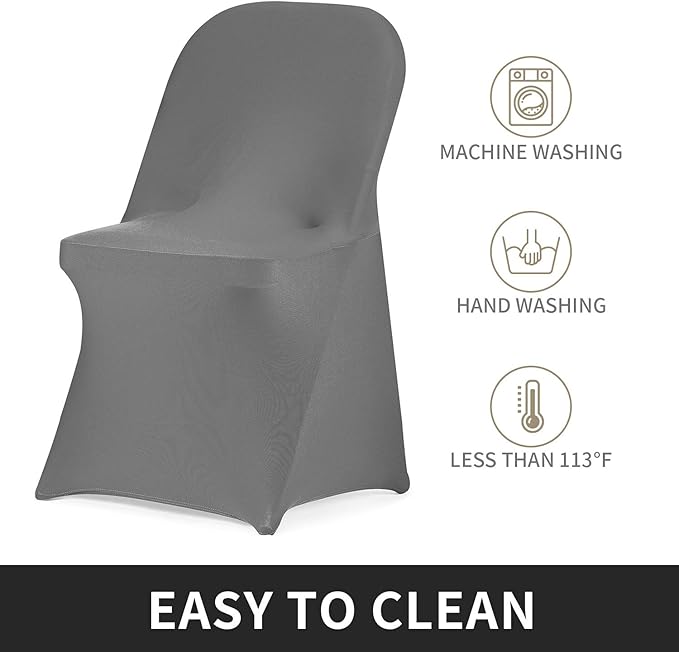 Peomeise Stretch Spandex Folding Chair Cover - Image 4