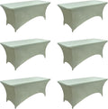 122 6-Pack 6ft Spandex Table Covers by Unknown