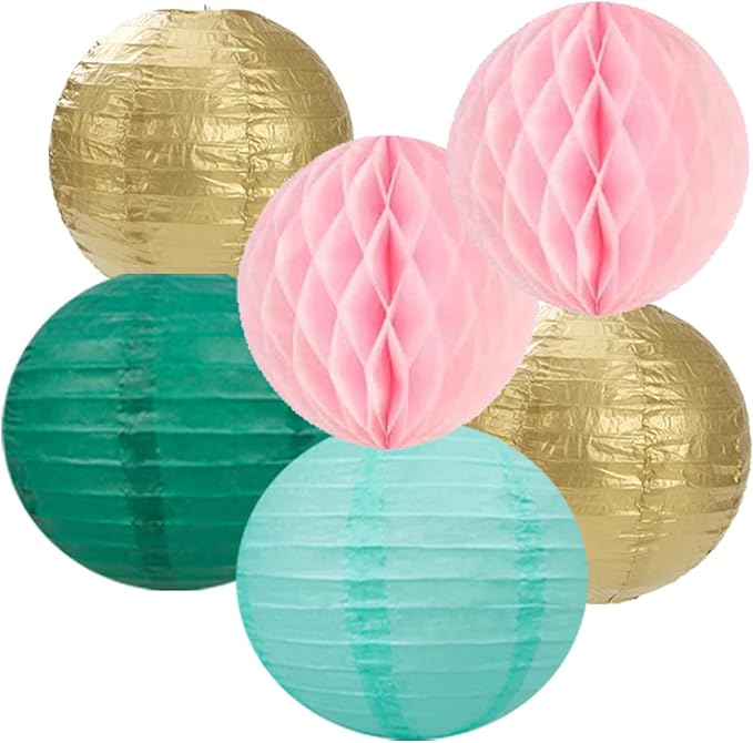 Sage-Green Pink-Gold Baby-Shower Party Decorations - Image 7