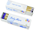 Customizable Baby Shower Matchboxes – Set of 10 – Cute Baby Design – Colorful by ChandlerStudio