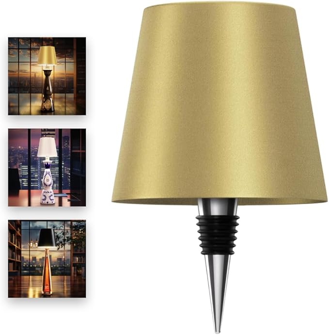 Wireless LED Bottle Lamp by PRIDOLADESIGN