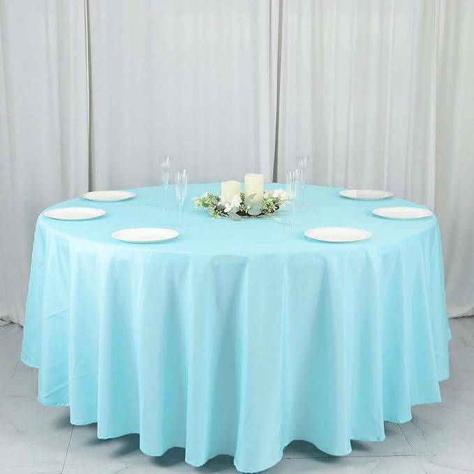 Efavormart Round Tablecloth, 108 Inch Stain & Wrinkle Resistant Washable Table - Image 9