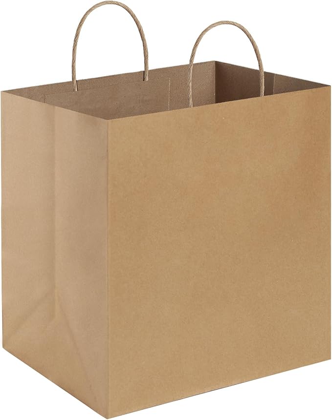 BagDream 12x7x12 Paper Bags 50Pcs Brown Paper Bags by BagDream