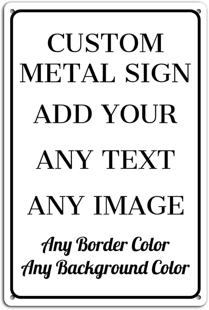 Custom Signs Outdoor Metal by XIAYUEHUA