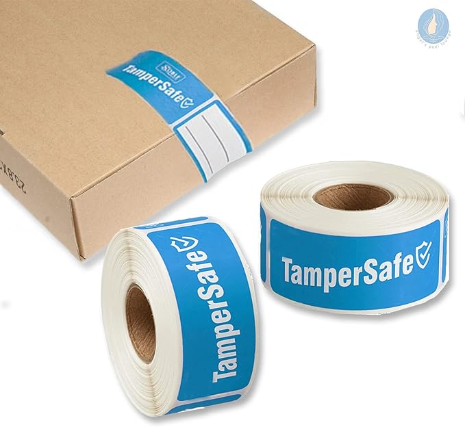Angel's Peel Lounge Tamper Proof Stickers Roll — Tamper Evident Stickers - Image 3