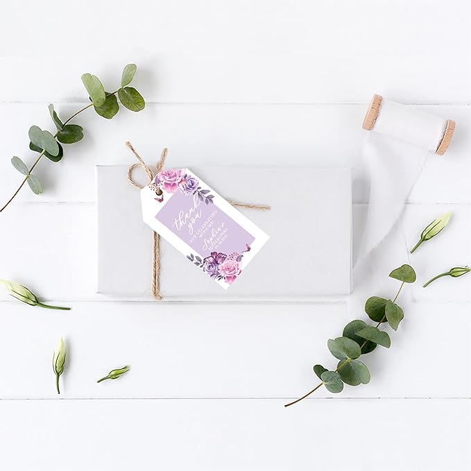 Andaz Press 40-Pack Personalized Quinceañera Favor Tags - Image 3