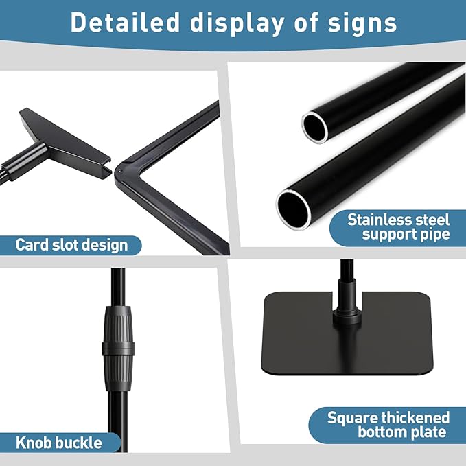 Sign Holder Stand 8.5 x 11, Sign Stand - Image 5