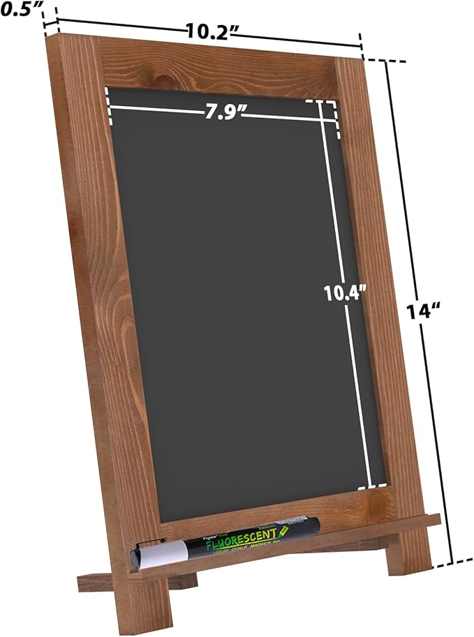 Magnetic Chalkboard 10"x14" Small Chalkboard Signs - Image 3