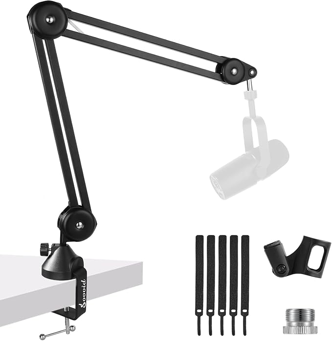 Mic Boom Arm – Heavy-Duty Microphone Stand by Sovvid