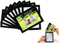 Magnetic Picture Frames with Black Border, Magnet Photo Pockets/Holder by MagneticPictureFrameandMagneticLabels