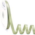 Ribbli Sage Green Satin Ribbon Double Faced Satin 1/2 Inch x Continuous 100 by Ribbli
