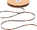 LaRibbons Brown Satin Ribbon 1/8 Inch 100 Yards Thin Luxury Double Faced Firar by LaRibbons