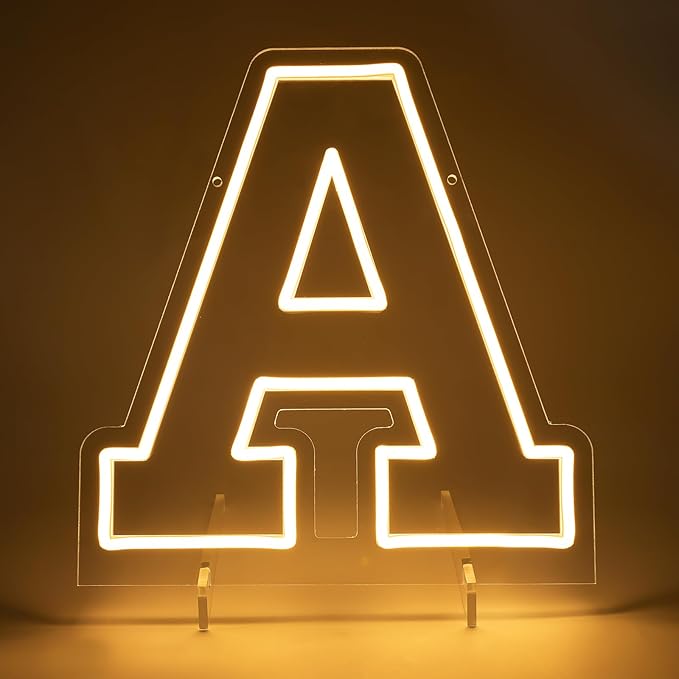 Light Up Letters A, Led Marquee Letter Lights Neon Sign, 13.9" Height - Image 5