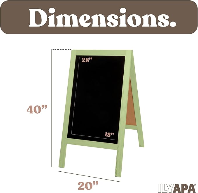 Ilyapa Wooden A-Frame Sign - Image 2