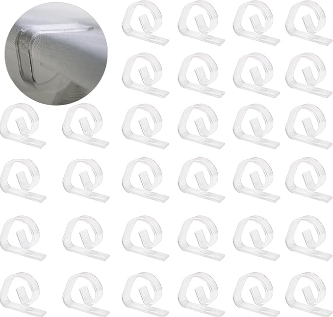 Clear Plastic Tablecloth Clips – Picnicking Accessory by BigMosToys
