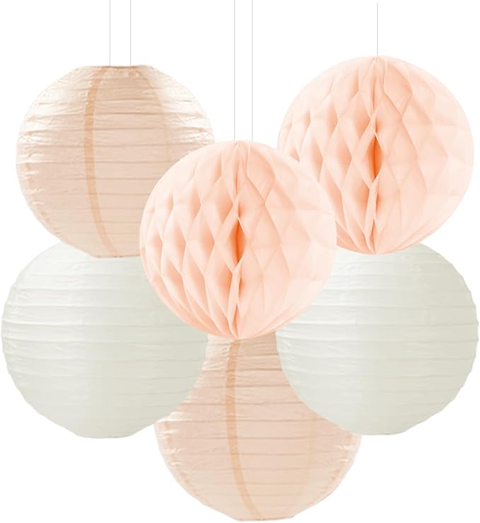 Pink Champagne-Beige Rose-Gold Boho Party-Decorations - Image 3