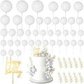 MIAHART Ball Cake Toppers Boho Grass Cake Topper Ball Cake Insert Decoration by MIAHART