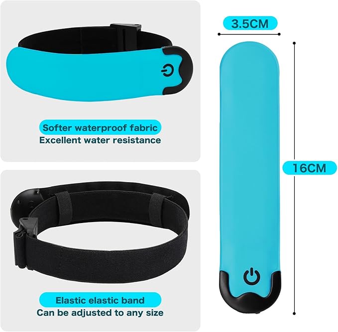 LED Armband Running USB Rechargeable, High Visibility Wristband - Image 6
