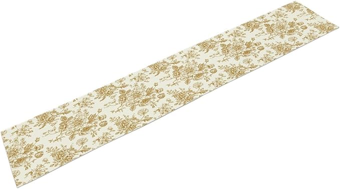 Retro Floral Table Runner, 13x90 Inch - Image 8