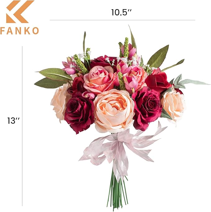 FANKO Rose Artificial Flowers Combo - Image 7