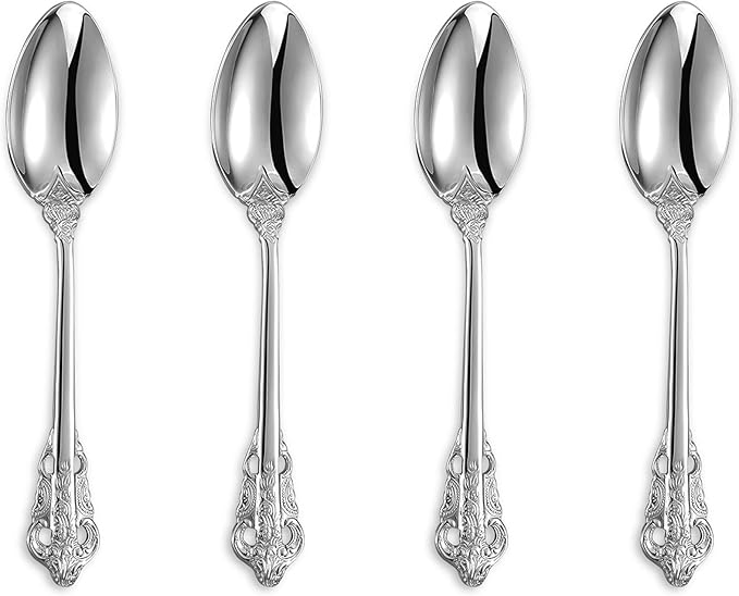 KEAWELL Luxury 6.3" Teaspoons, 18/10 Stainless Steel, Gorgeous Small Spoons by KEAWELL